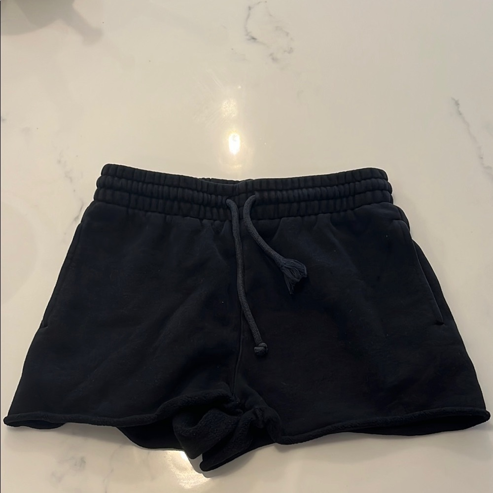 TNA Black Athletic Shorts Moisture-Wicking Performance